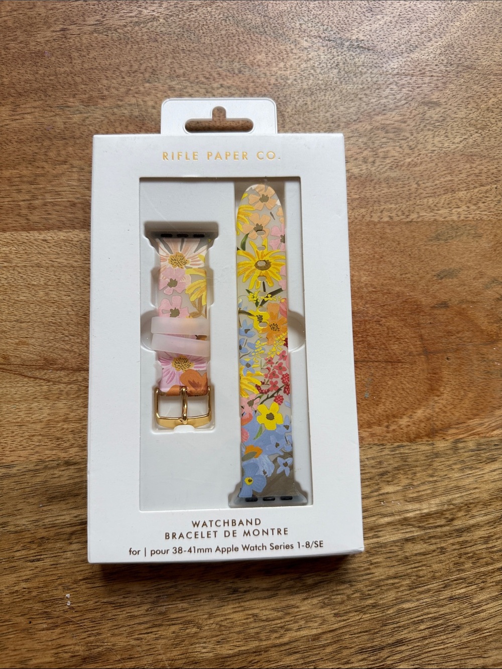 Rifle Paper Co. Watchband Bracelet Apple Watch Series 38-41 mm NIB Floral